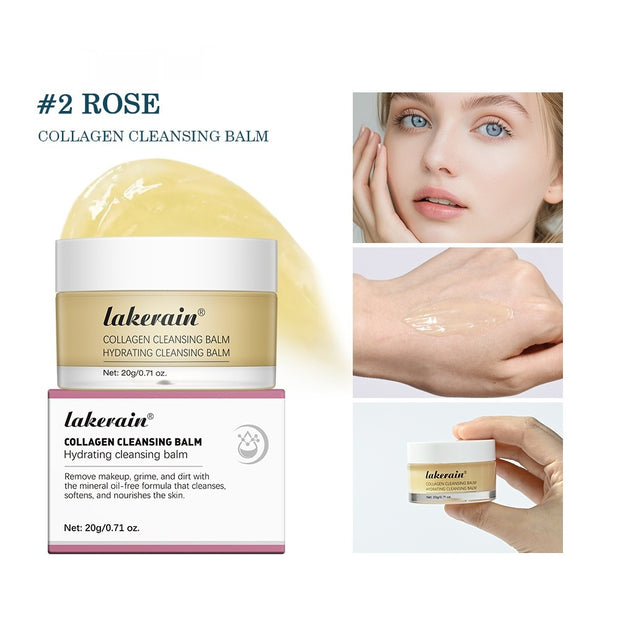Rose Fragrance Mild Refreshing Makeup Remover Facial Lip Cleansing Cream