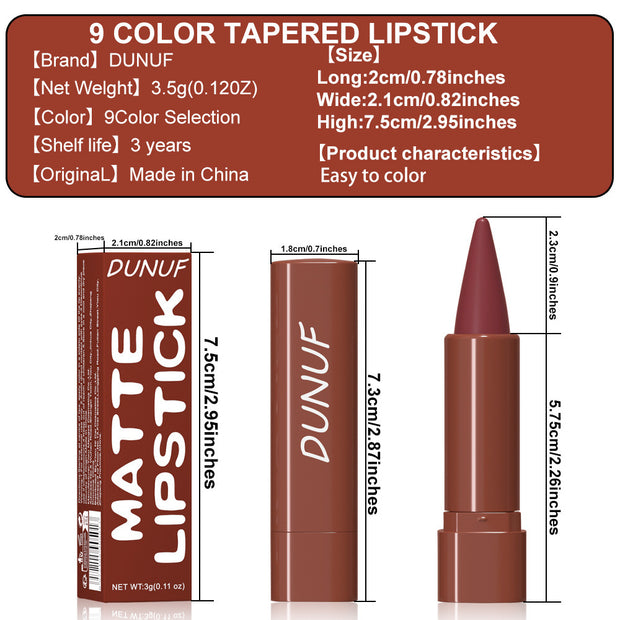 Waterproof And Durable Gradient Lip Liner Matte Finish Lipstick