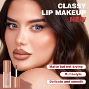 Matte Finish No Stain On Cup Lip Lacquer Waterproof
