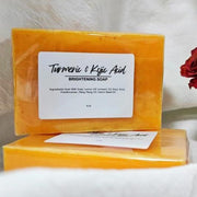 Lemon Turmeric & Kojic Acid Soap For All Skin Types - Radiant Radiant Skin Restorator For Deep Cleansing Natural Skincare For Face & Body 1pcs