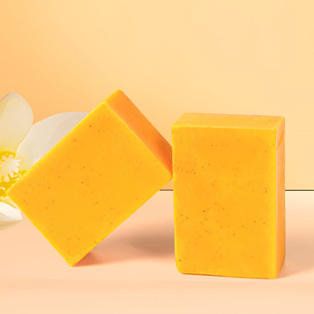Lemon Turmeric & Kojic Acid Soap For All Skin Types - Radiant Radiant Skin Restorator For Deep Cleansing Natural Skincare For Face & Body 1pcs