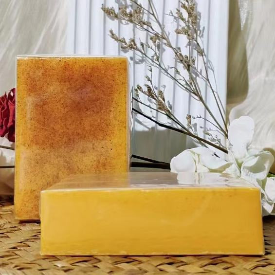 Lemon Turmeric & Kojic Acid Soap For All Skin Types - Radiant Radiant Skin Restorator For Deep Cleansing Natural Skincare For Face & Body 1pcs